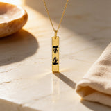 Personalized Human Eye Necklace
