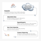 Personalized Baby Bracelet with Name | 14K Solid Gold