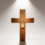St. Monica Catholic Medal Necklace | 14K Solid Gold