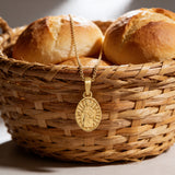St. Elizabeth Catholic Medal Necklace | 14K Solid Gold