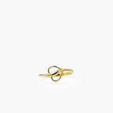 Flowing Heart Ring | 14K Solid Gold