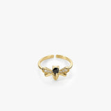 Minimalist Queen Bee Ring | 14K Solid Gold