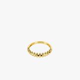 Rock Stud Ring | 14K Solid Gold