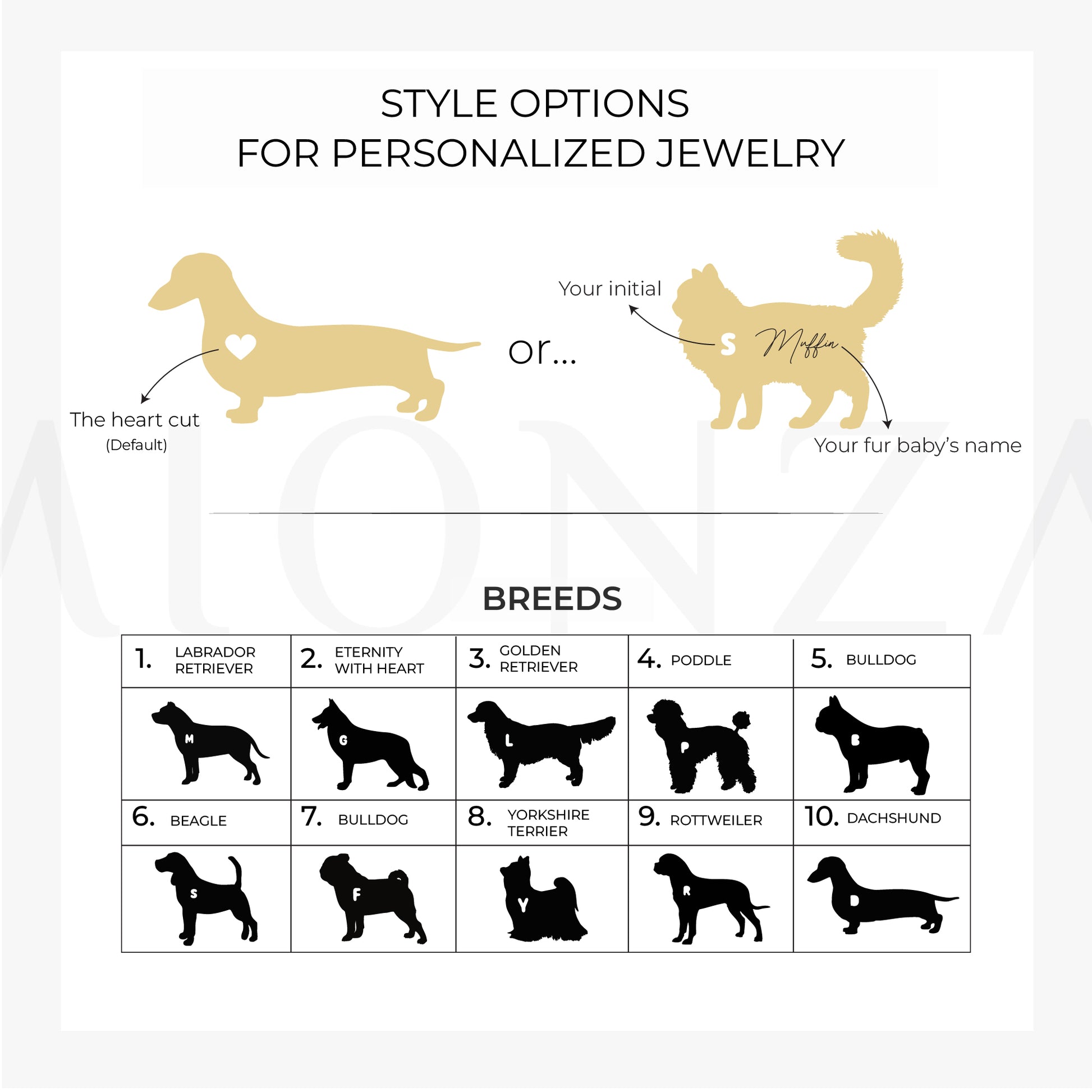 Dog Memorial Necklace | 14K Solid Gold