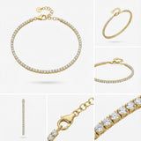 Tennis Bracelet | 18K Gold Vermeil