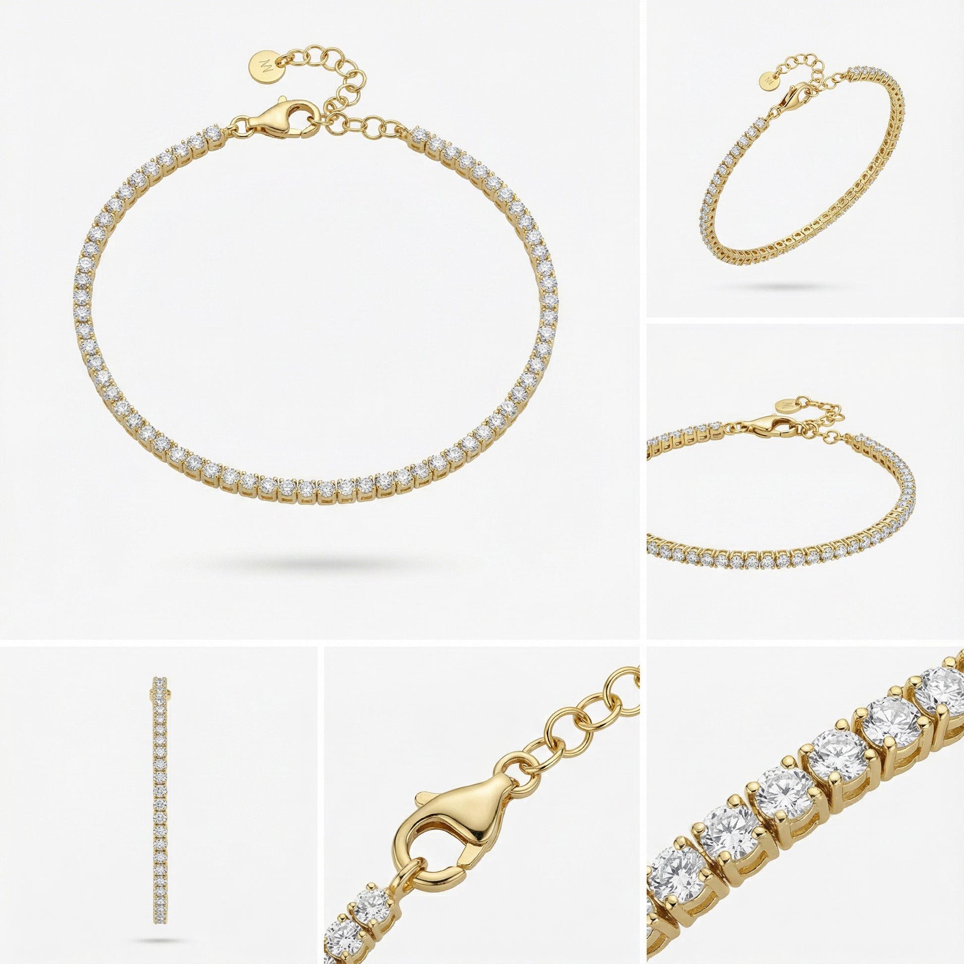 Tennis Bracelet | 18K Gold Vermeil