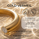 Thin Bangle Bracelet | 18K Gold Vermeil