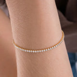 Tennis Bracelet | 18K Gold Vermeil