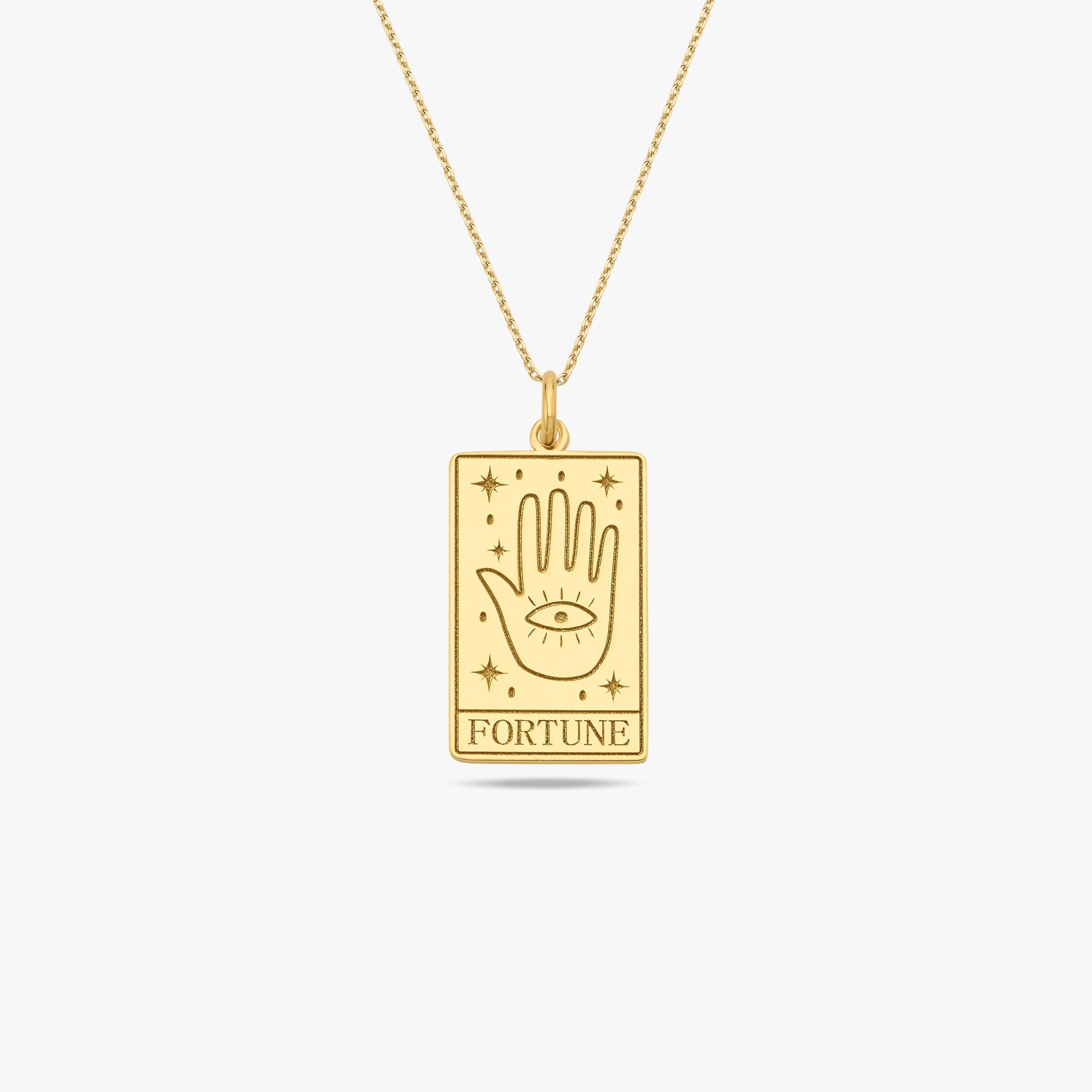 Tarot Card Necklace | 14K Gold Vermeil
