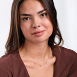 14K Solid Gold 3 Initial Necklace, Multiple Initial Necklace, Spaced Letter Necklace, Personalized Jewelry, Birthday Gift