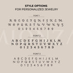 14K Solid Gold Personalized Family Necklace, Boy Girl Charm Necklace, Kids Name Necklace, Children Charm, Jewelry Gift for Mom