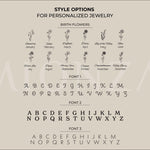 14K Solid Gold Birthflower Bracelet, Square Disc Bracelet, Custom Name Bracelet, Engraved Bracelet, Personalized Gift for Mother's Day