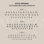 18K Gold Vermeil Coordinate Necklace, Name Bar Necklace,Personalized Vertical Bar Necklace, Engraved Jewelry Gift for Mom