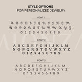 18K Gold Vermeil Coordinate Necklace, Name Bar Necklace,Personalized Vertical Bar Necklace, Engraved Jewelry Gift for Mom