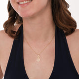 The 14K Solid Gold Pineapple Fruit Necklace is displayed elegantly in a jewelry box, emphasizing its gift-ready presentation.