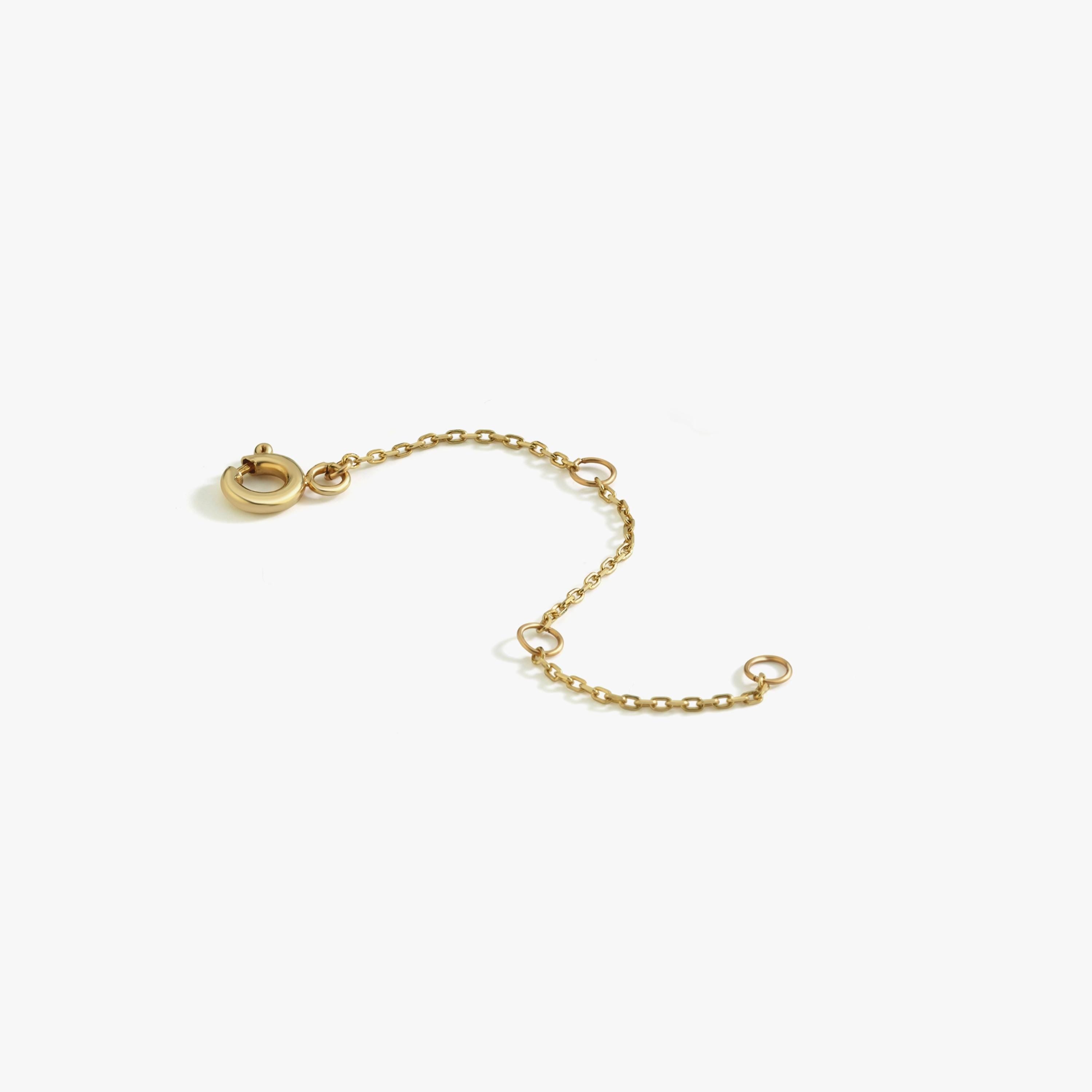 14K Solid Gold Chain Extender, Necklace Extender, Bracelet Extender, Solid Gold Extension Chain