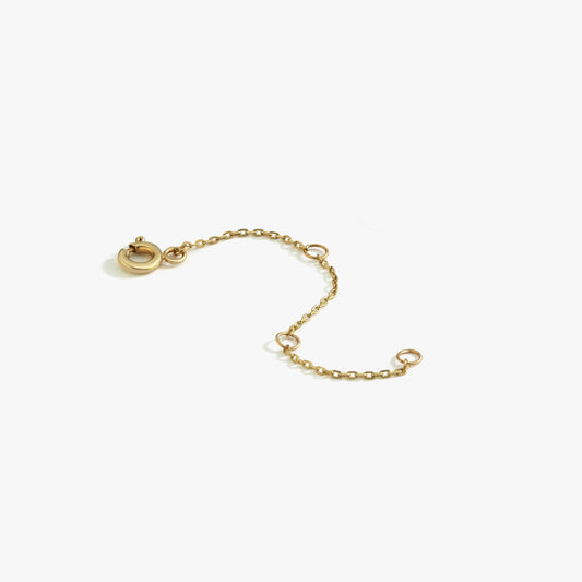 14K Solid Gold Chain Extender, Necklace Extender, Bracelet Extender, Solid Gold Extension Chain