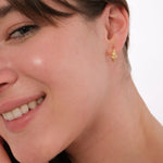 18K Gold Vermeil Love Knot Earrings, Tie The Knot Earrings, Birthday Gift