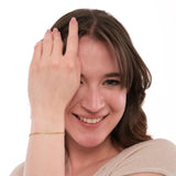 14K Solid Gold Cross Name Bracelet, Baptism Bracelet Custom Name Bracelet, Cross Bracelet with Name, Baby Gold Bracelet, Personalized Gift