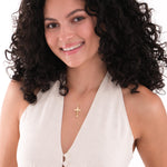 18K Gold Vermeil Cross Necklace: Father Son and Holy Spirit Necklace, Christian Jewelry Gift