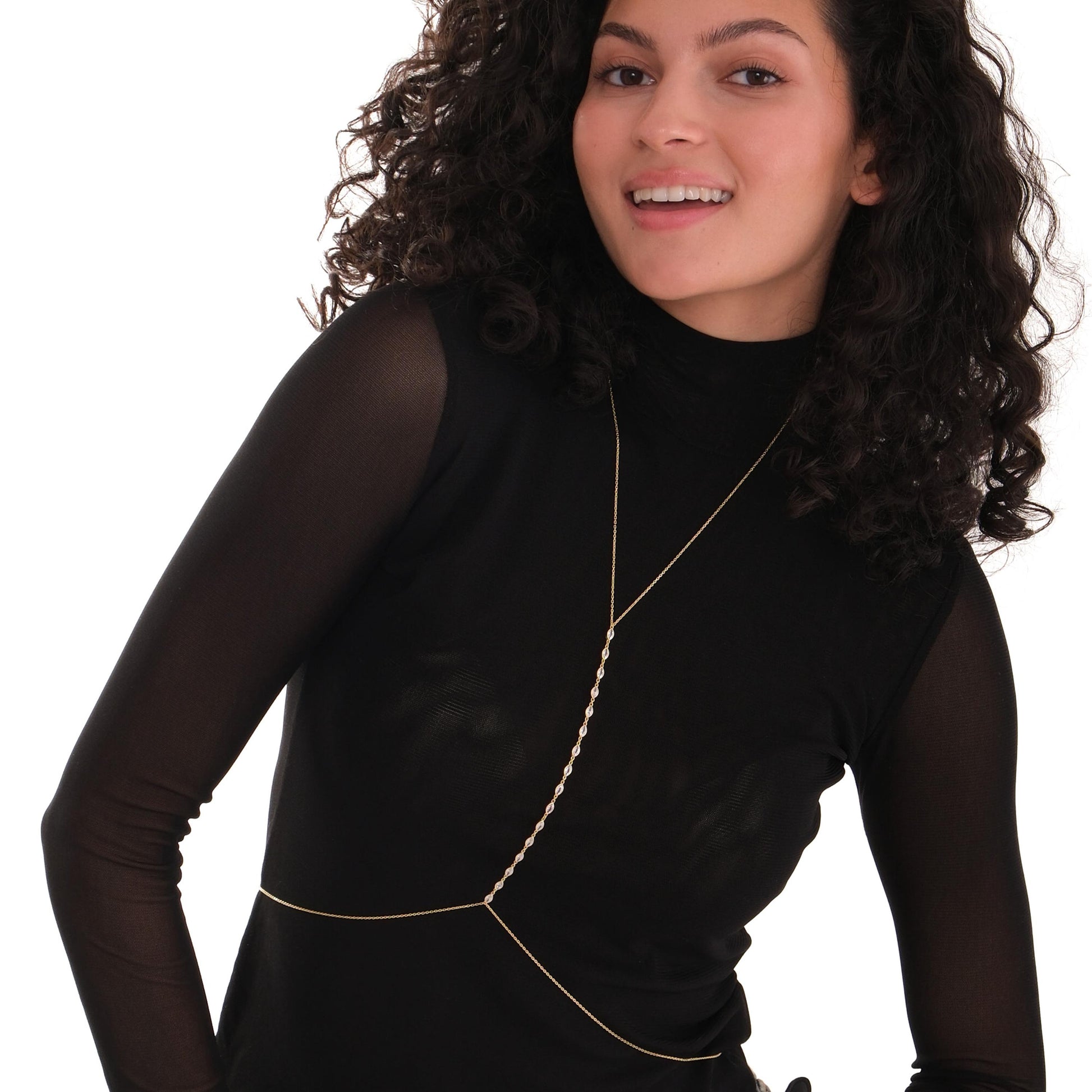 The 18K Gold Vermeil Body Chain Jewelry