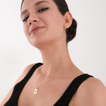 14K Solid Gold Playing Card Necklace, Ace of Spade Necklace, Good Luck Jewelry, Poker Necklace, Christmas Gift