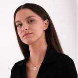 14K Solid Gold Halloween Skull Necklace, Dia De Los Muertos Necklace, Gothic Jewelry, Halloween Necklace Gift