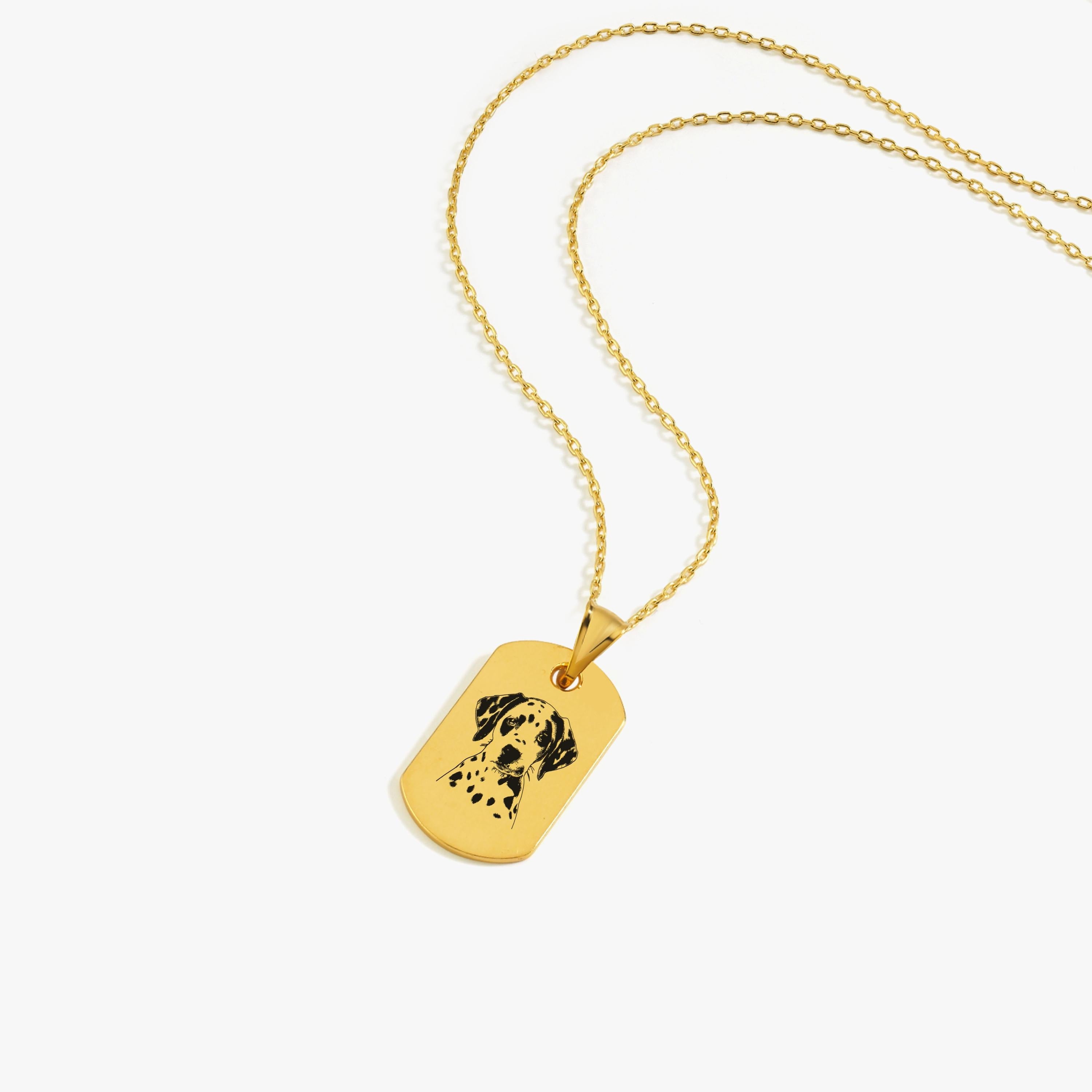 18K Gold Vermeil Custom Picture Necklace, Photo Engraved Necklace, Memorial Family Necklace, Gift for Mothers