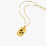 18K Gold Vermeil Custom Picture Necklace, Photo Engraved Necklace, Memorial Family Necklace, Gift for Mothers