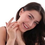1.22 CT Round Cut Diamond Ring, 14K Solid Gold Engagement Ring, Promise Ring for Her