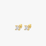 Lab Grown Diamond Studs, Round Cut 1.10 CT Earrings, Gift for Her