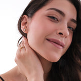 1.35 CT Lab Grown Diamond Stud Earrings, Four Prong Basket Setting Earrings, Gift for Wife
