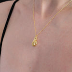 18K Gold Vermeil Boxing Glove Necklace, Sports Jewelry Gift