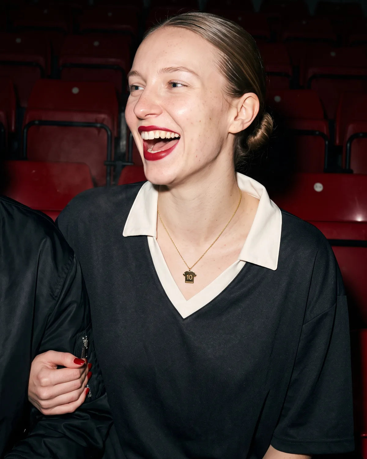 the fan: Her number. Forever.