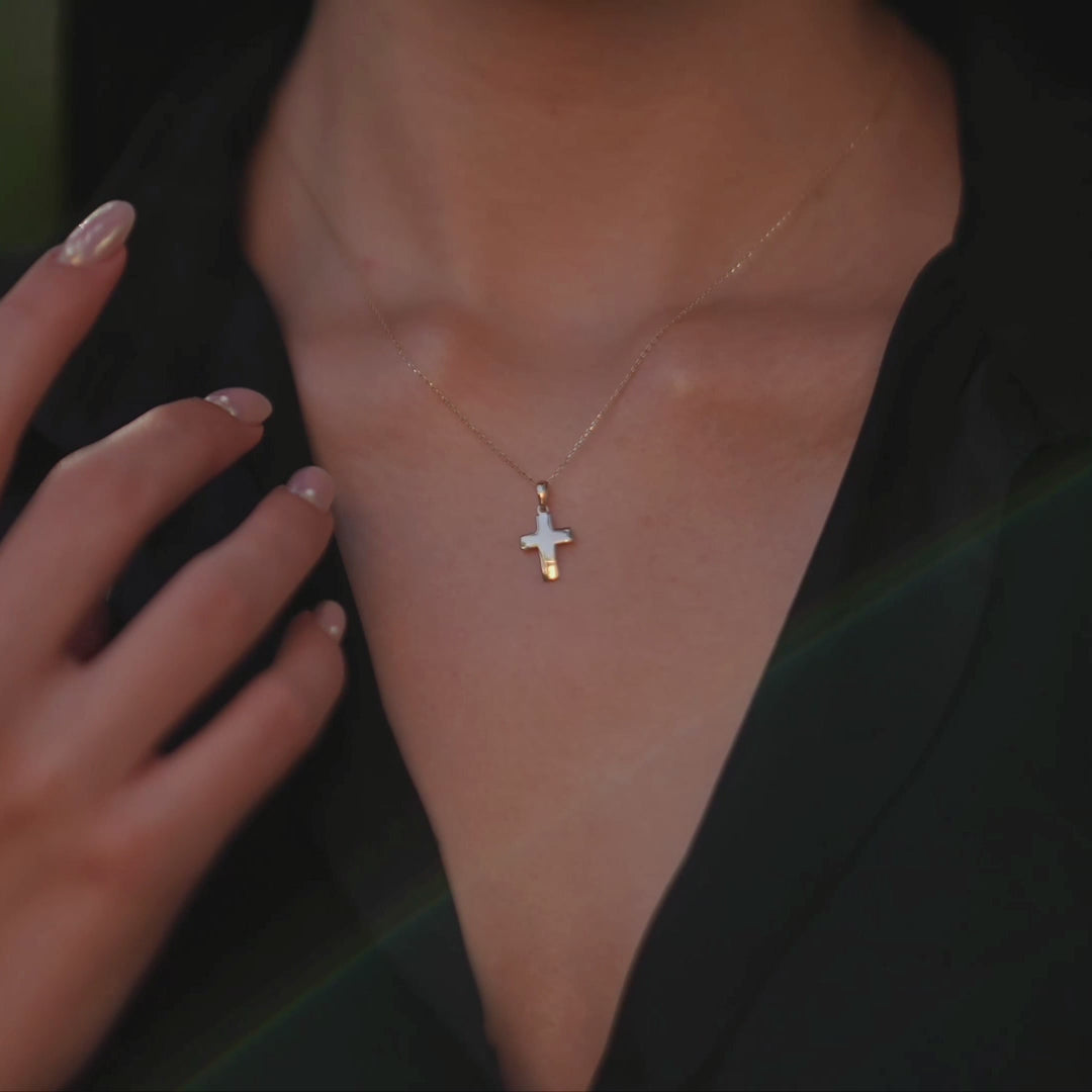 Gold Cross Necklace