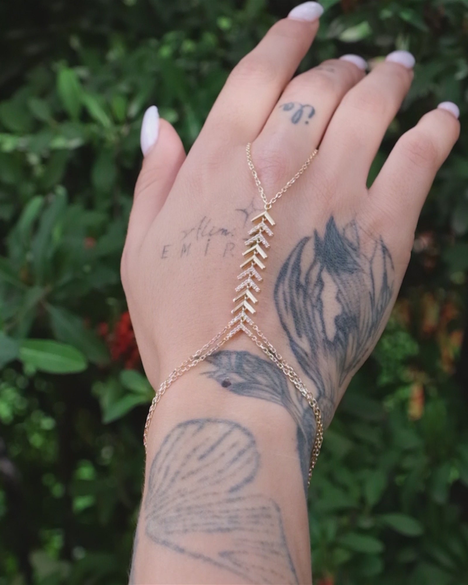 Hand Chain Bracelet | 18K Gold Vermeil