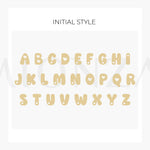 Bubble Initial Necklace
