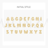 Bubble Initial Necklace