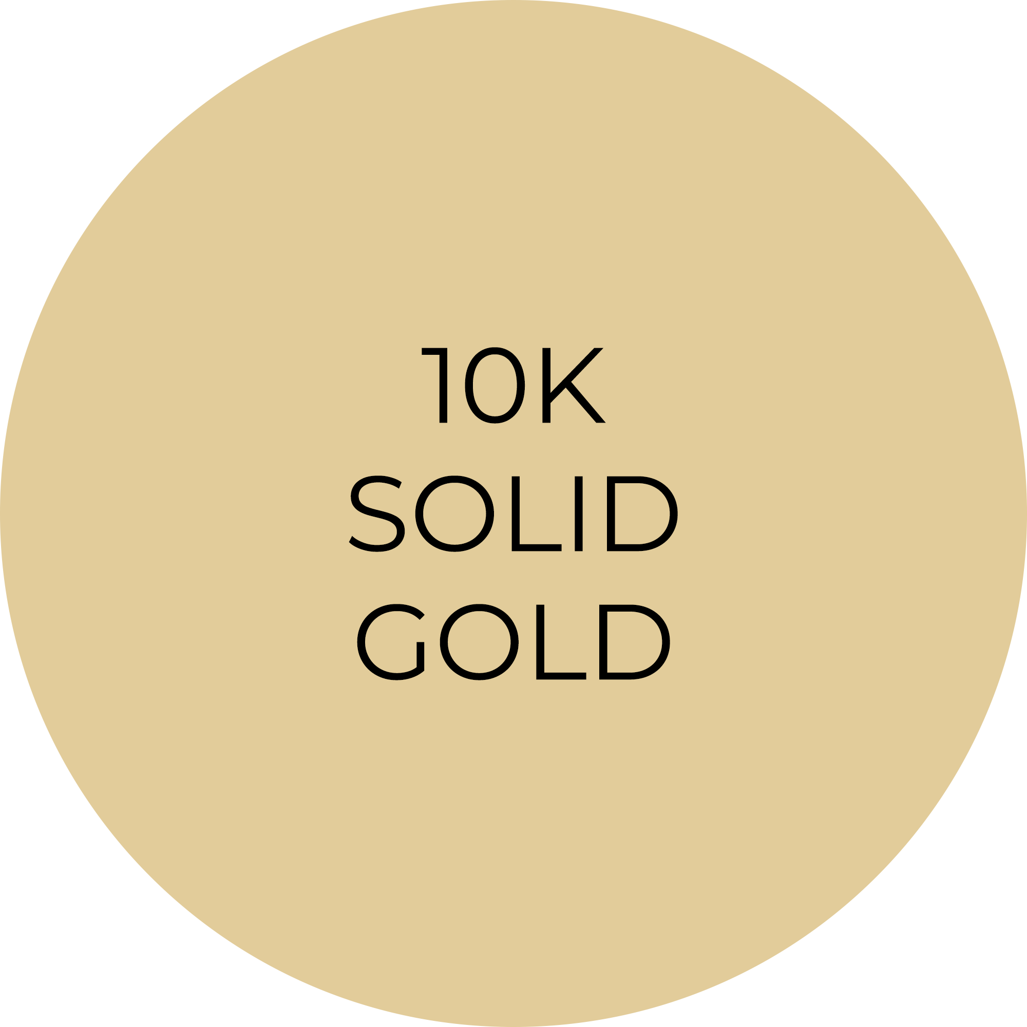 10K Solid Gold