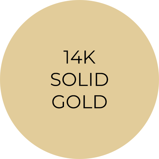 14K Solid Gold